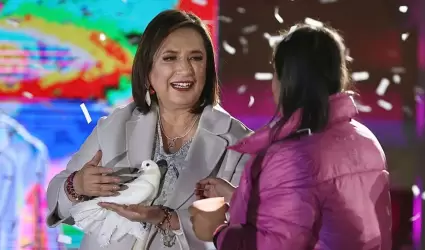 X�chitl G�lvez arranca campa�a presidencial en Fresnillo, Zacatecas