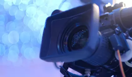 c�mara de video rodaje medios de comunicaci�n
