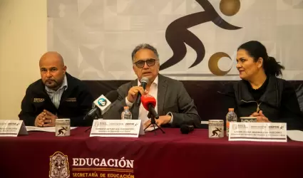 Anuncian los Juegos Deportivos Estatales Escolares de Educacin Bsica 2023-2024
