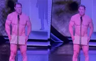 John Cena presenta premio en los scar completamente desnudo