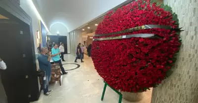 Arreglo floral dedicado a "La Gilbertona"