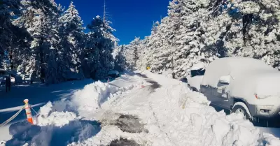 Contina cerrado Parque Nacional Sierra San Pedro Mrtir por nevadas