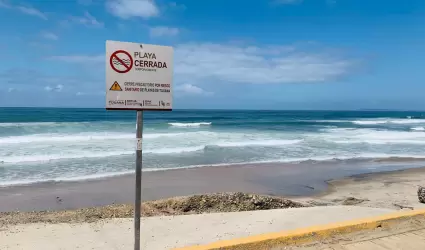 Anuncian cierre precautorio de playas