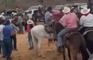 VIDEO: Carrera clandestina de caballos deja dos muertos en Choix, Sinaloa