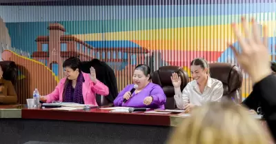 Abogadas de BC se manifiestan a favor del respeto de la divisi�n de poderes ejec