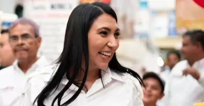 Gisela Gaytn Gutirrez, fue asesinada la tarde del lunes en un acto de campaa