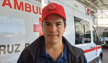 Andrs Holgun, coordinador de la delegacin Hermosillo de Cruz Roja