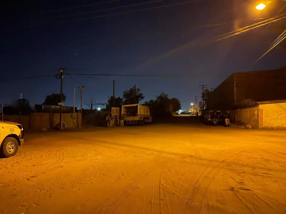 Resguardan predio tras localizaci�n de droga