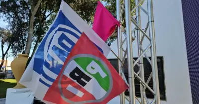Brigadistas de las dos coaliciones montan escenarios en Zona R�o para el primer 