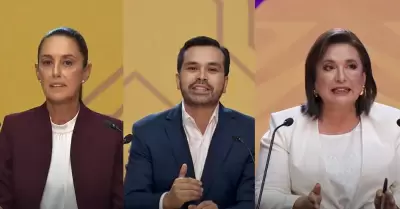 Primer debate entre candidato y candidatas a la Presidencia de Mxico