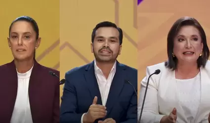 Primer debate entre candidato y candidatas a la Presidencia de Mxico