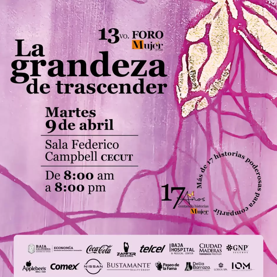 Foro Mujer Actual celebra su 13vo foro con el tema "La Grandeza de Trascender"