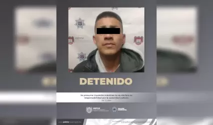 Sujeto es capturado por la polic�a municipal