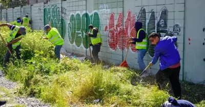 SSPCM realiza jornada de limpieza y recuperaci�n de espacios en la colonia Del P