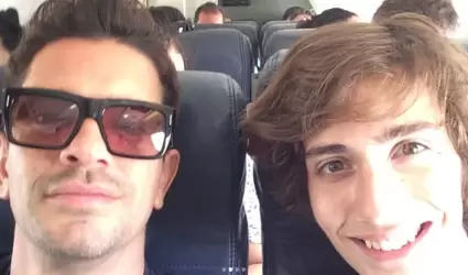 Yahir y su hijo Trist�n