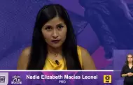 VIDEO Candidata a diputada de CDMX se queda callada en pleno debate y se hace viral