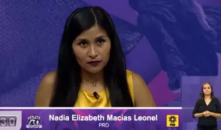 Nadia Macas, candidata a diputada