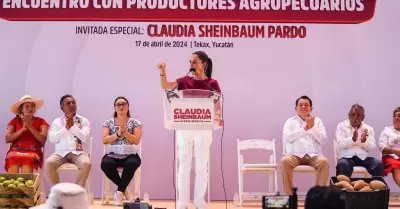 Claudia Sheinbaum muestra apoyo a agricultores