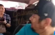 VIDEO: Taxista olvida que llevaba una pasajera y lo descubre cuando llega a su casa