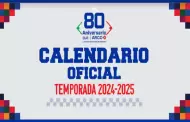 Calendario oficial de la temporada 2024-2025 de la Liga ARCO Mexicana del Pacifico