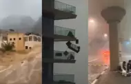VIDEOS: As qued Dubi tras las fuertes lluvias en Emiratos rabes Unidos