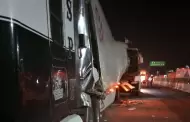 Choque entre autobs de turismo y triler deja 35 heridos en Veracruz