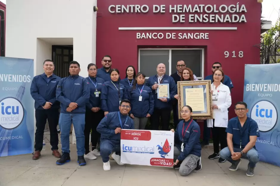 Reconocen a ICU Medical de Mxico por su iniciativa "Comparte Vida"