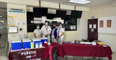 Aplic Issstecali 804 dosis en el Vacunatn en Baja California