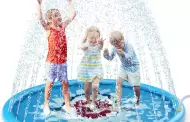 Esta rociador de agua inflable ser el juguete favorito de tus hijos en verano