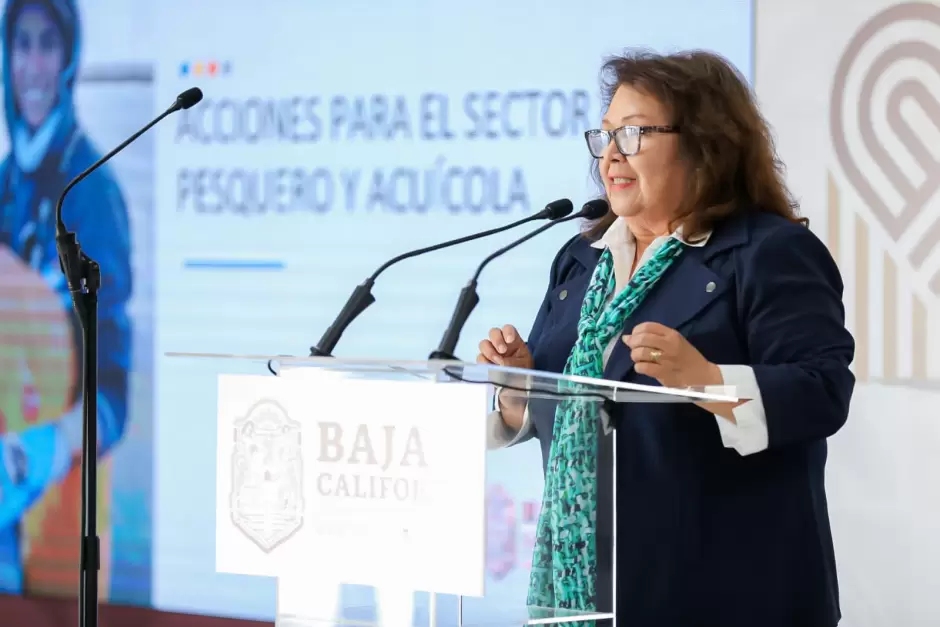 Impulsa Gobernadora Marina del Pilar a sector pesquero y acucola de Baja California