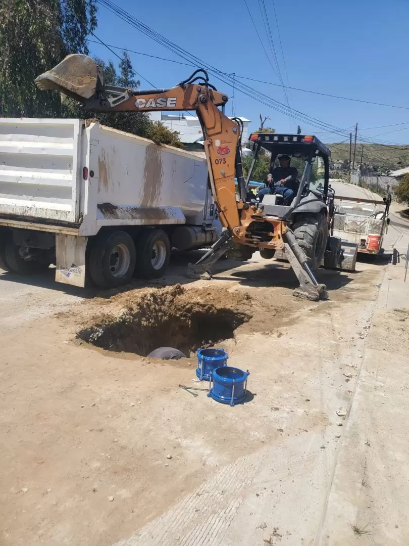 trabajos de mantenimiento correctivo en colonias de Tijuana