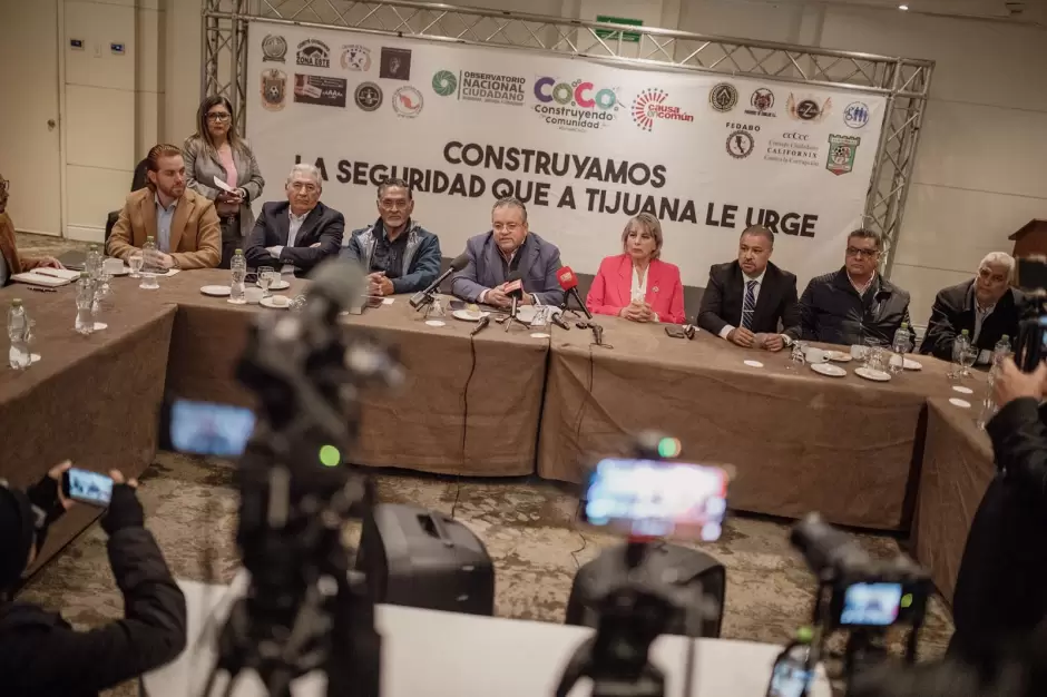 Asociaciones ciudadanas emplazan a los candidatos a la alcalda de Tijuana a presentar un plan integral de seguridad pblica