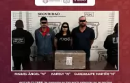 Decomisa FESC 8 kilos de metanfetamina en Tijuana; hay dos hombres y una mujer detenidos