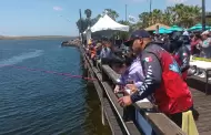 Participan decenas de nias y nios en la IV Clnica Infantil de Pesca Deportiva