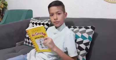 Nicol�s Ch�vez Fregoso, un ni�o genio de 10 a�os