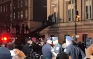 Irrumpe polica en Universidad de Columbia para desalojar a manifestantes propalestinos