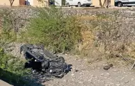 Cae auto a canal del bulevar Quintero Arce