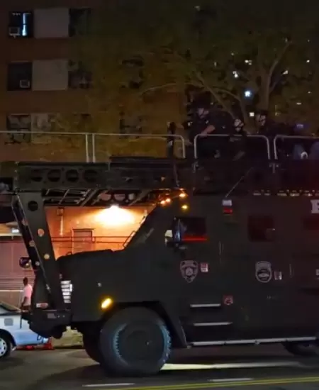 Desalojo de manifestantes de la Universidad de Columbia en Nueva York
