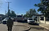 Polica salva vida de hombre en explosin