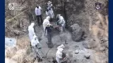 Anlisis de restos encontrados en supuesto crematorio clandestino