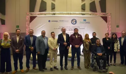 Escuchan empresarios propuestas de candidato Ismael Burgue�o