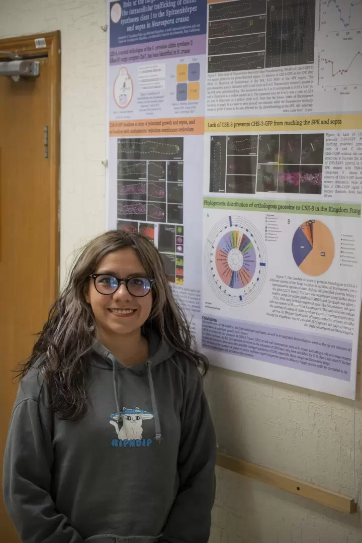 Estudiante del CICESE gana premio por aportes a la biolog�a celular de hongos
