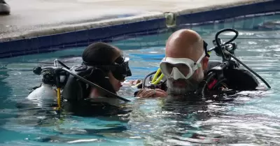 Promueve IMDET experiencia de inmersi�n con taller de buceo con discapacidad