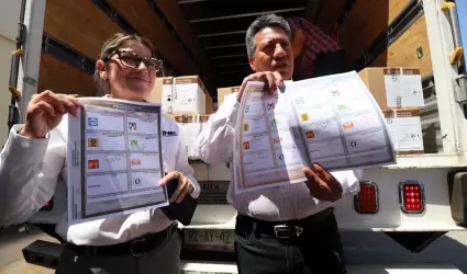 Boletas electorales de elecciones federales