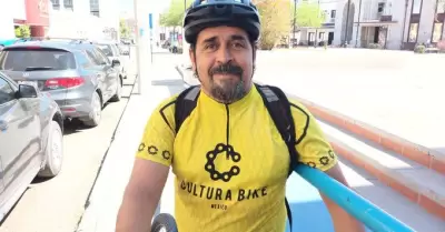 Sebasti�n Gaxiola, representante de Cultura Bike