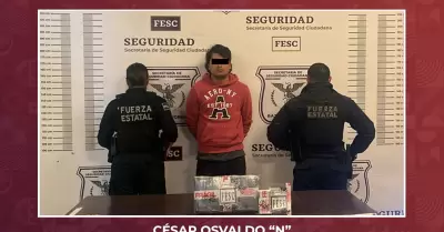 Confiscan armas de fuego cortas y cartuchos �tiles