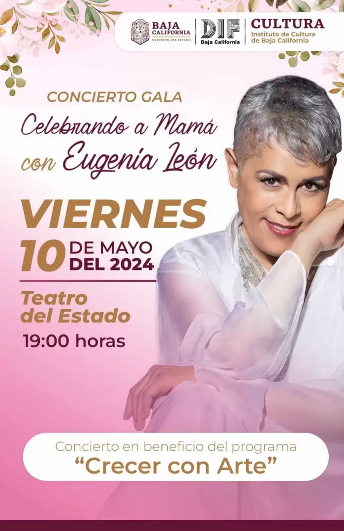 Concierto de Eugenia Le�n en beneficio del programa estatal "Crecer con Arte"