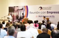 Mara Dolores del Ro expone sus propuestas de campaa a empresarios de Hermosillo