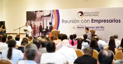 Mar�a Dolores del R�o se re�ne con empresarios de Hermosillo