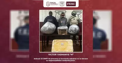 Aseguran m�s de 40 kg de marihuana Fuerza Estatal y SEDENA en Tecate